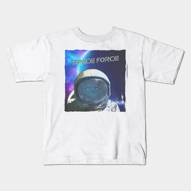 Space Force Kids T-Shirt by Insaneluck